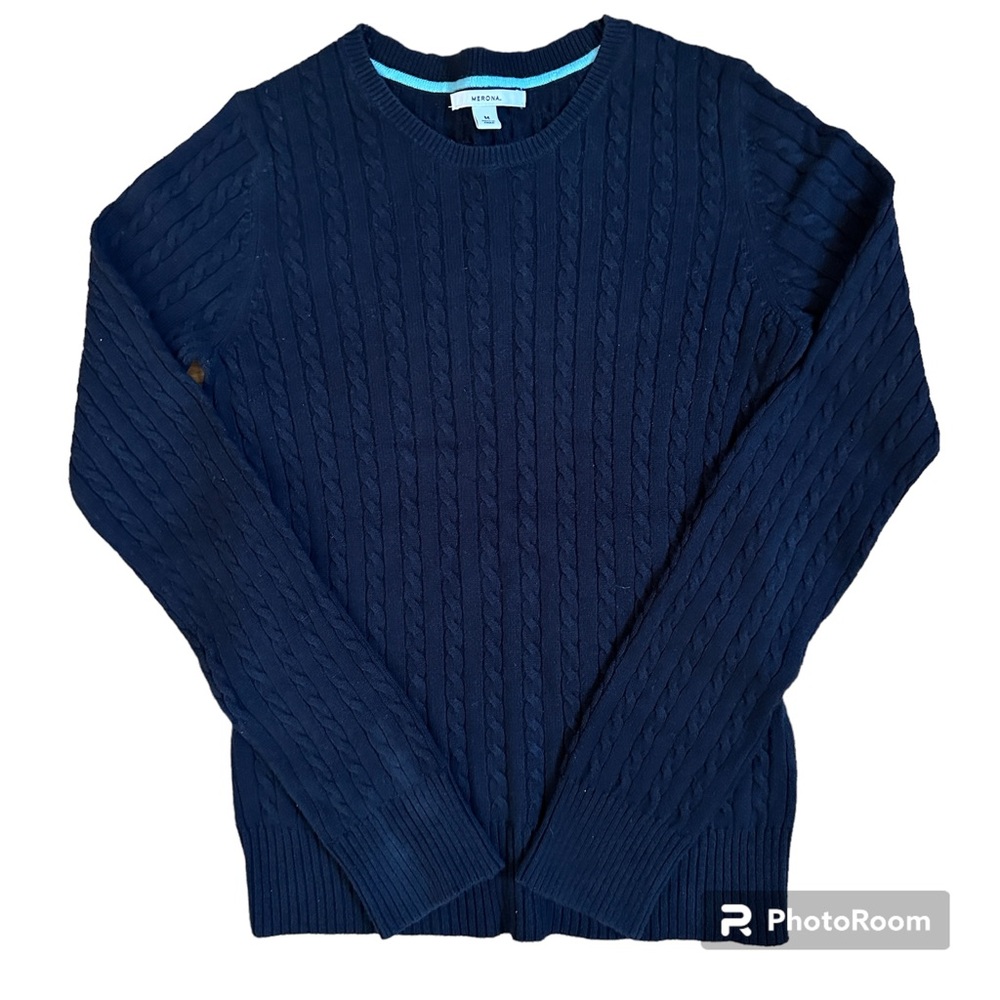 Black Knit Sweater Merona | Size Medium